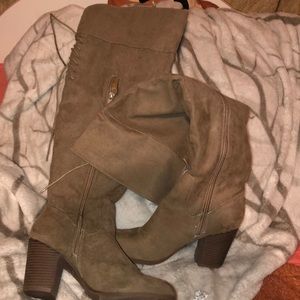 Knee high boots worn 3x